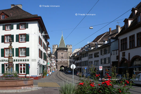 BASEL - Historische Gebäude - Spalevorstadt, Spalentor