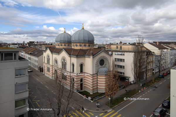 BASEL - Historische Gebäude - Synagoge