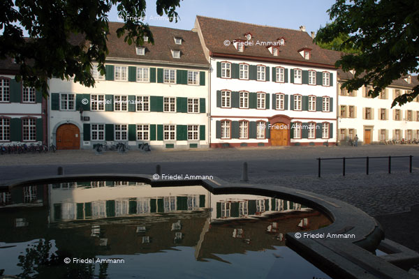 BASEL - Historische Gebäude - Münsterplatz, Pfalz