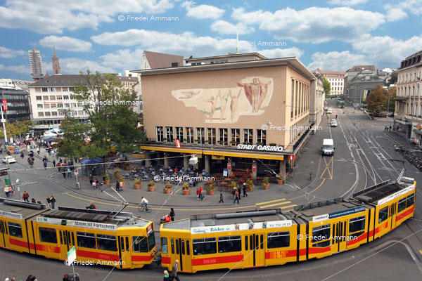 BASEL – Öffentlicher Verkehr – BLT - Barfüsserplatz, Stadtcasino