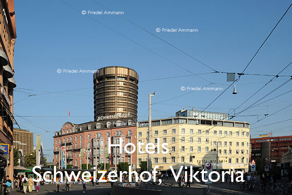 BASEL - Hotels - Schweizerhof, Viktoria, Bahnhofplatz