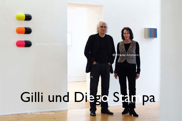 BASEL - Prominente - Gilli und Diego Stampa, Galeristen