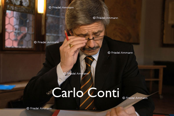 BASEL - Prominente - Dr. Carlo Conti, Regierungsrat