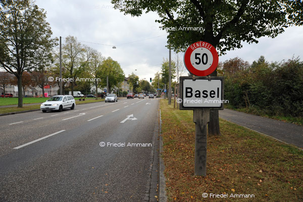 BASEL - Grenzübergang Riehen - Basel