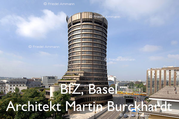 BAUTEN - Architektur 20. Jahrhundert - BIZ, Bank für Internationalen Zahlungsausgleich, Basel, Schweiz - Architekt Martin Burckhardt