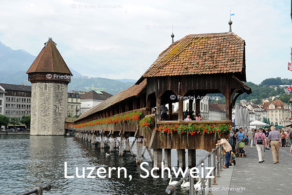 BAUTEN – Brücken / Bridges - Kapellbrücke - Luzern, Schweiz