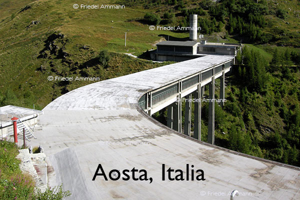 BAUTEN – Brücken / Bridges - Grosser St Bernhard Viadukttunnel, Italien