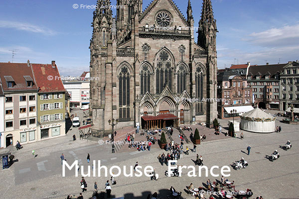 BAUTEN - Historische Bauten - Dom, Altstadt - Mulhouse, France