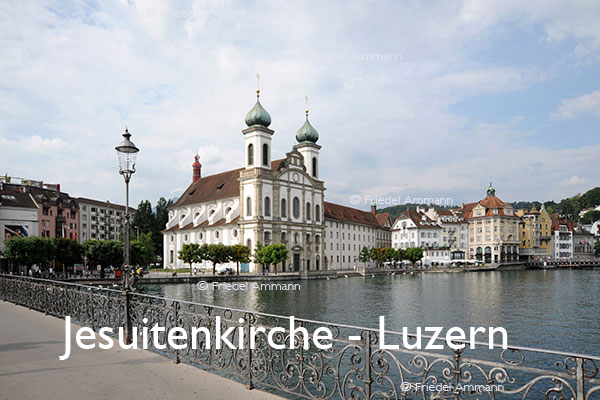 BAUTEN - Sakralbauten / Jesuitenkirche - Luzern, Schweiz