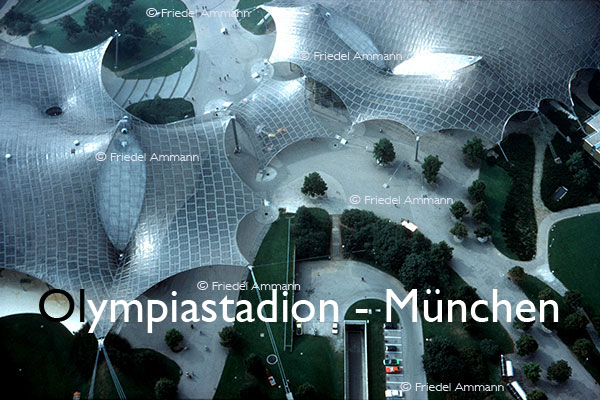 BAUTEN / MOBILITÄT – BUILDINGS - Konstruktionen / Constructions – Olympiastadion - München, Deutschland Architekt Frei Paul Otto