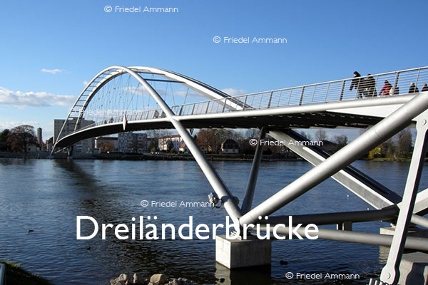 BAUTEN – Konstruktion – Dreiländerbrücke Weil-Huningue, bei Basel
