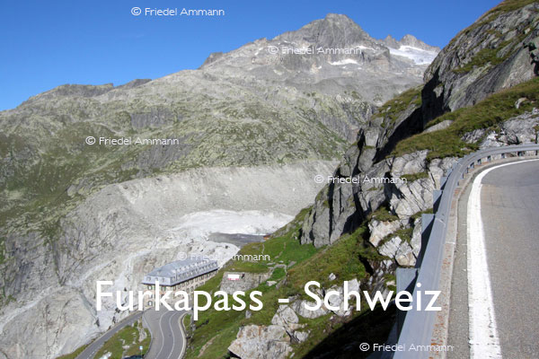 BAUTEN / MOBILITÄT – BUILDINGS / MOBILITY - Strassen, Tunnels - Roads, Tunnel – Bellevue, Furkapass, Schweiz