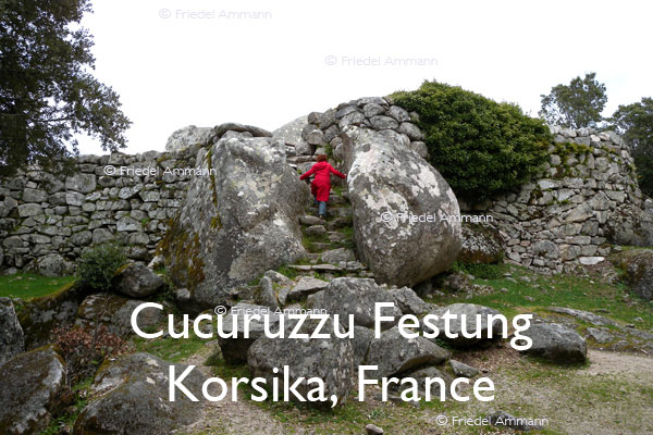 BAUTEN / BUILDINGS - Burgen / Castles  – Cucuruzzu Festung – Korsika, Corsica, France
