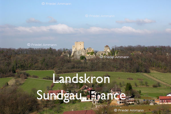 BAUTEN / BUILDINGS - Burgen / Castles – Landskron – Sundgau, France