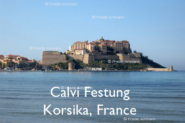 BAUTEN / BUILDINGS - Burgen / Castles – Calvi Festung – Korsika, Corsica, France