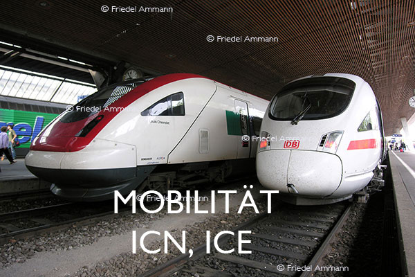 BAUTEN – MOBILITÄT - Schweizer ICN, deutscher ICE – HB Zürich