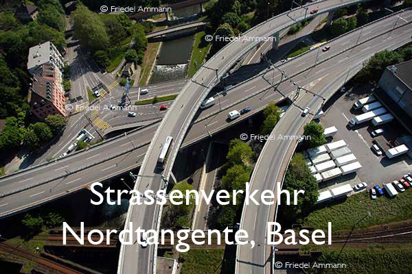 BAUTEN / MOBILITÄT – Strassenverkehr / Traffic – Nordtangente, Basel, Schweiz