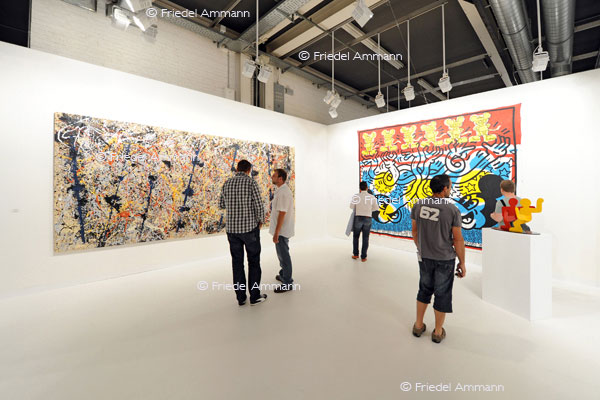 ART 42 Basel 2011 Unlimited - Mike Bidlo «Not Jackson Pollock - Keith Haring, «Untitled» - Tony Shafrazi Gallery, New York