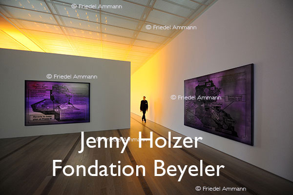 KULTUR – Ausstellungen / Galerien – Jenny Holzer in der Fondation Beyeler – Riehen, Schweiz