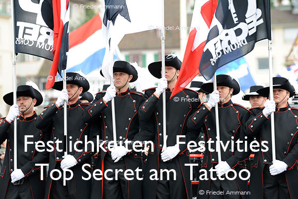 KULTUR - Festlichkeiten / Festivities – Top Secret am Tattoo – Basel, Schweiz