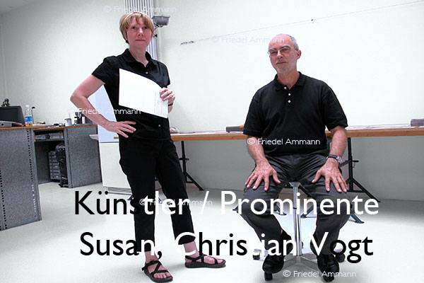 KULTUR – Künstler / Prominente - Susan und Christian Vogt, Fotograf – Basel, Schweiz