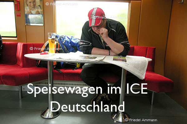 KULTUR – Gastronomie – Speisewagen im ICE, Deutschland