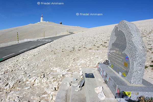 KULTUR – Sport - Mont Ventoux, Simpson Denkmal - Provence, France