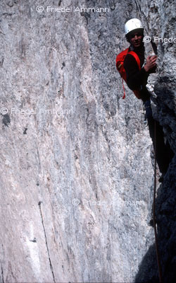 KULTUR – Sport – Klettern / Climbing – Rotwand Nordwand, Rosengarten 