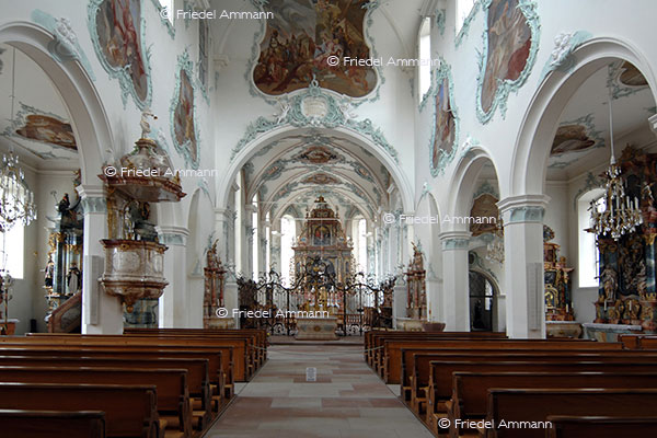 KULTUR – Christentum – Klosterkirche Rheinau, Schweiz