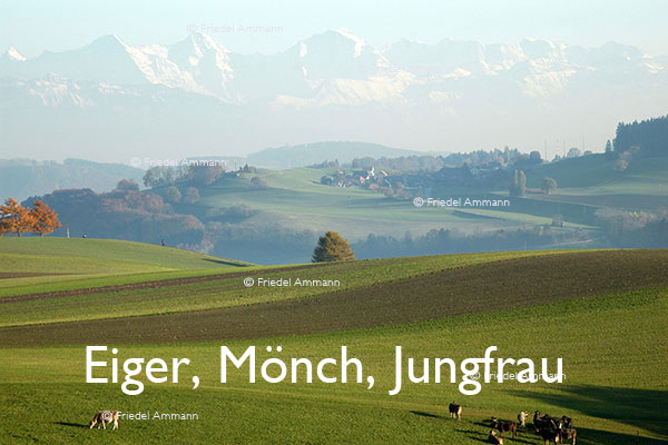 SCHWEIZ - Alpen - Eiger, Mönch, Jungfrau - Berneroberland