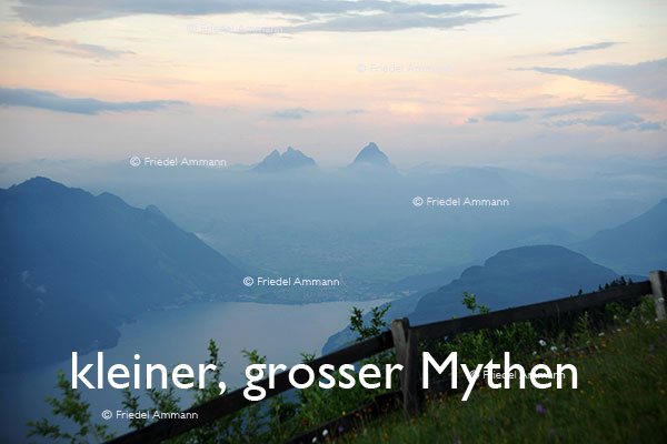 SCHWEIZ - Alpen – Klewenalp, Vierwaldstättersee - kleiner, grosser Mythen