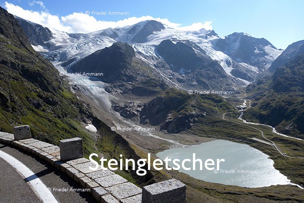 SCHWEIZ - Alpen - Sustenpass, Steingletscher
