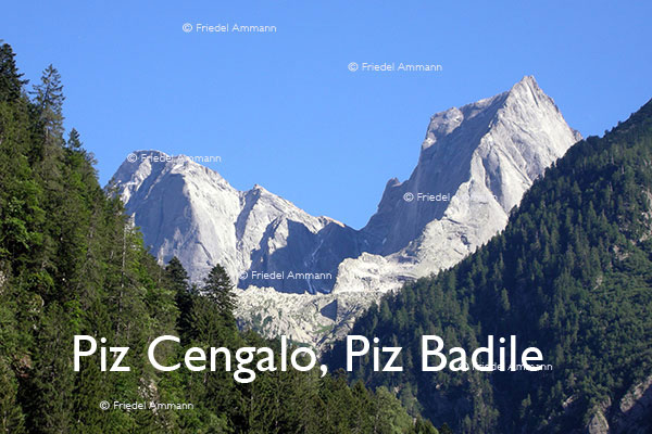 SCHWEIZ - Alpen - Piz Cengalo, Piz Badile, Bergell