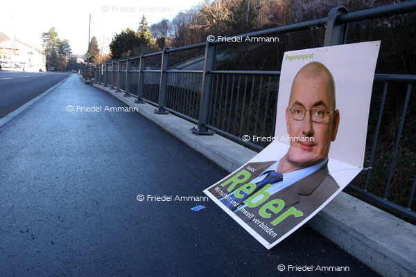 SCHWEIZ - Baselland - Wahlkampf
