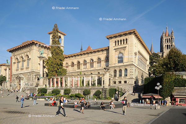 SCHWEIZ - Lausanne, Palais de Rumine - Universität