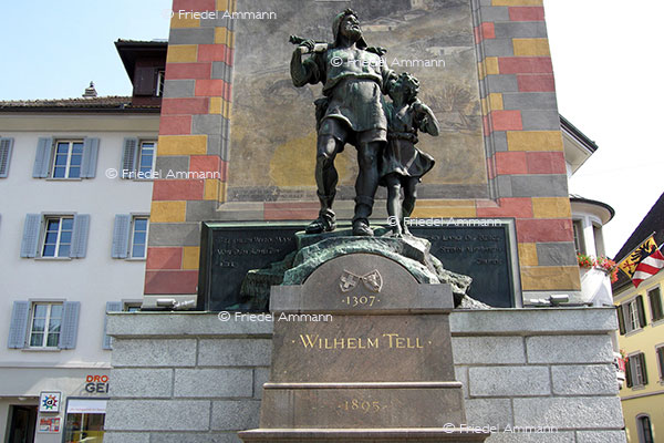 SCHWEIZ - Innerschweiz - Telldenkmal, Altdorf
