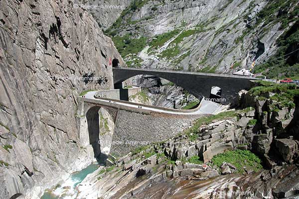 SCHWEIZ - Innerschweiz - Teufelsbrücke, Schöllenschlucht