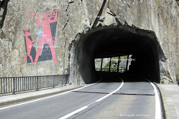 SCHWEIZ - Innerschweiz - Teufelsbrücke, Schöllenenschlucht