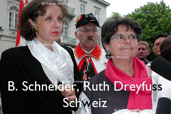 SCHWEIZ - Schweizerinnen - Altregierungsrätin Barbara Schneider, Altbundesrätin Ruth Dreyfuss