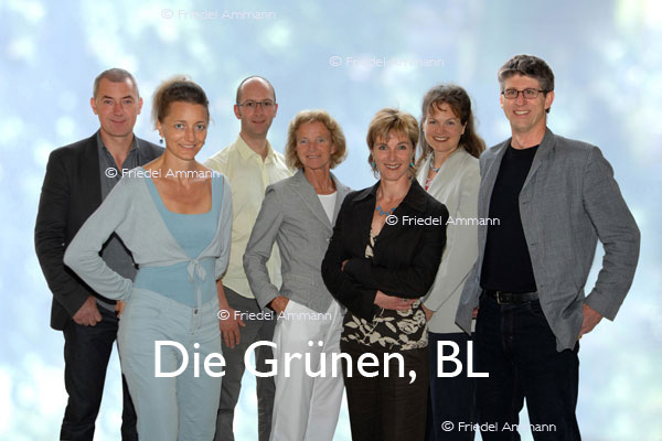 SCHWEIZ – SchweizerInnen – Die Grünen, Baselland: Isaac Reber, Esther Maag, Philipp Schoch, Madeleine Göschke-Chiquet, Maya Graf, Rahel Bänziger Keel, Karl-Heinz Zeller Zanolari