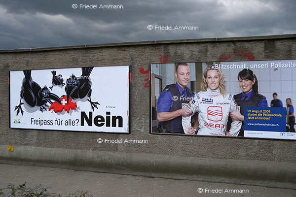 SCHWEIZ – Geschichte / Politik - Plakat Wahlkampf