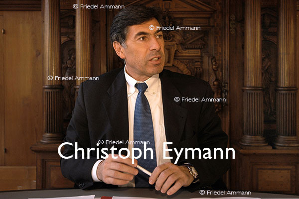 SCHWEIZ – Geschichte / Politik - Basler Regierungsrat Christoph Eymann