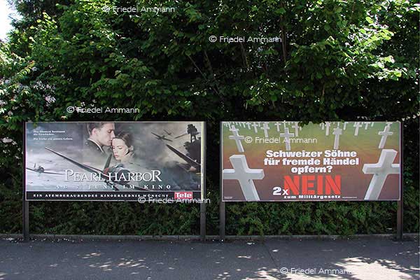 SCHWEIZ – Geschichte / Politik - Plakat Wahlkampf