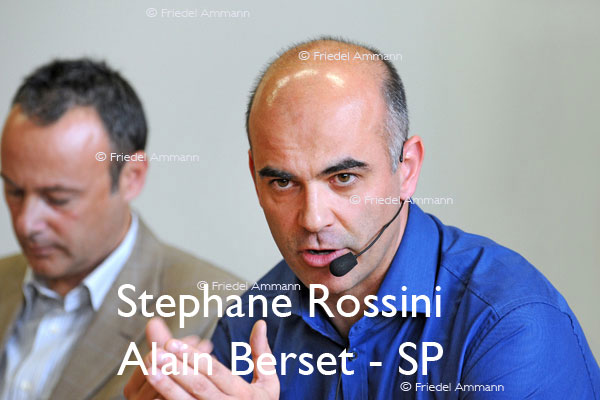 SCHWEIZ – Geschichte / Politik – JUSO Jahresversammlung Liestal, 5. Nov. 2011 – Bundesratskandidaten Stephane Rossini , Alain Berset