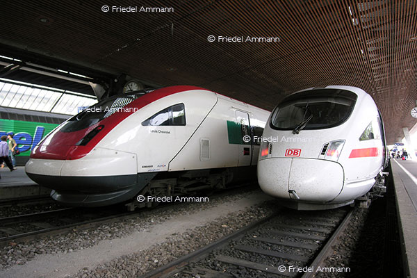 SCHWEIZ - Verkehr, Mobilität - Schweizer ICN, deutscher ICE