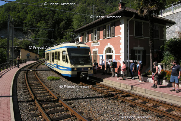 SCHWEIZ - Verkehr, Mobilität – Centovallibahn – Verdasio, Tessin / Ticino