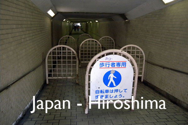 WORLD – Japan – Pedestrians only, Hiroshima