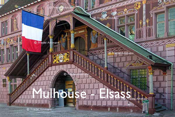 WORLD – France, Elsass – Rathaus / Mairie, Mulhouse