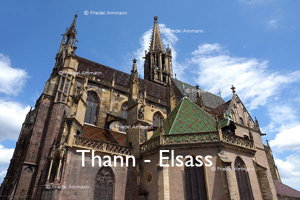 WORLD – France, Elsass - Münster St. Theobald, Thann