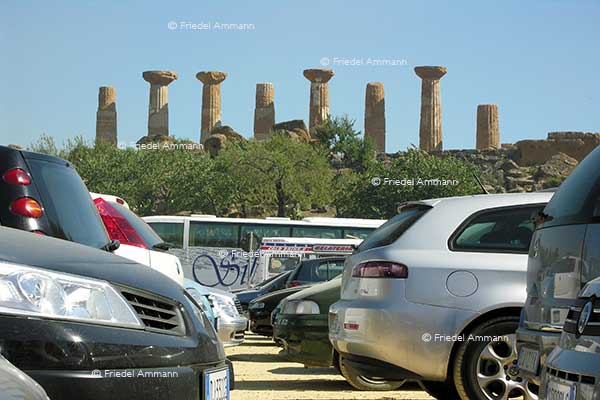 WORLD - Italia - Herakles Temple / Dioscuri Temple Agrigent, Sizilia